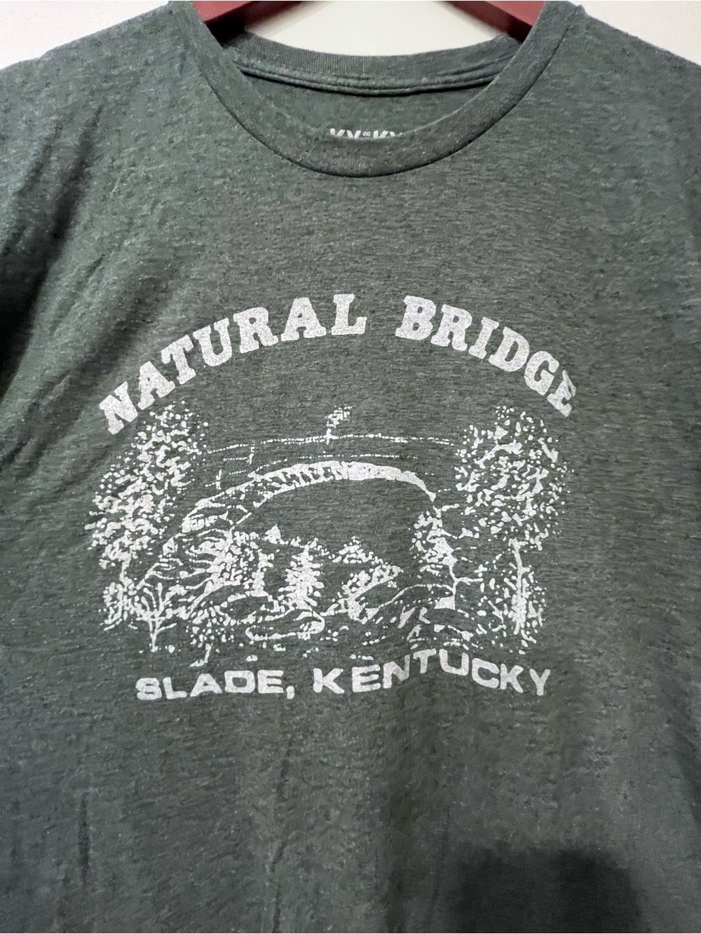Natural Bridge Slade Kentucky Graphic Tee - Forest Green